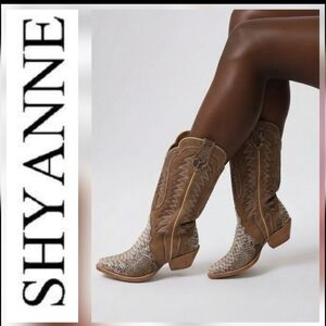 Shyanne Women's Exotic Python Tall Western Boots - Snip Toe